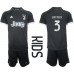 Juventus Gleison Bremer #3 Barnkläder Tredje matchtröja till baby 2023-24 Kortärmad (+ Korta byxor) Billigt
